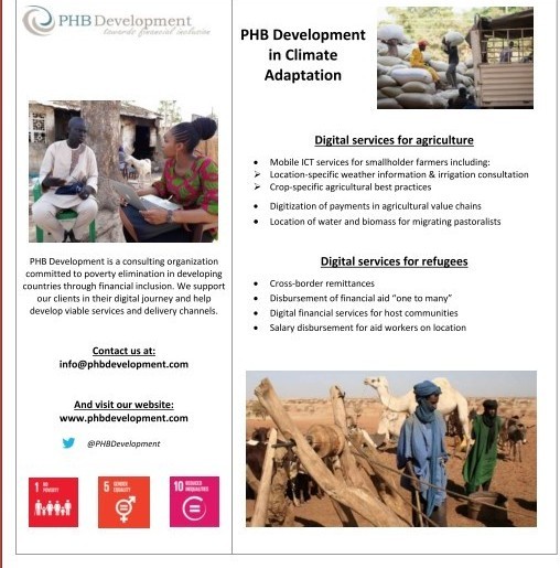 Agriculture and displacement: PHB at UN Climate Conference 1 https://www.phbdevelopment.com/wp-content/uploads/2018/12/PHB-climate-1.jpg
