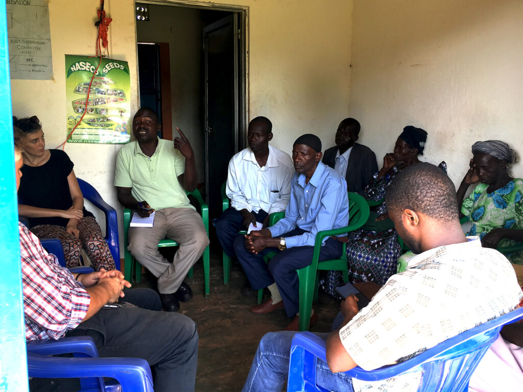 Yelekeni SACCO meeting with Joseph Okoni